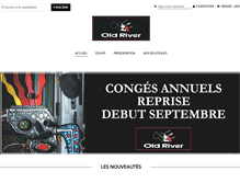 Tablet Screenshot of oldriver.fr